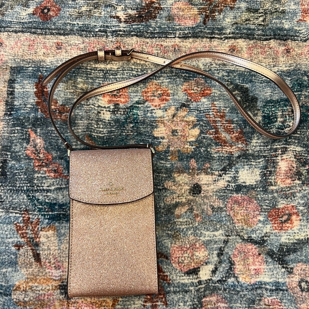Kate Spade Rose Gold Phone Crossbody